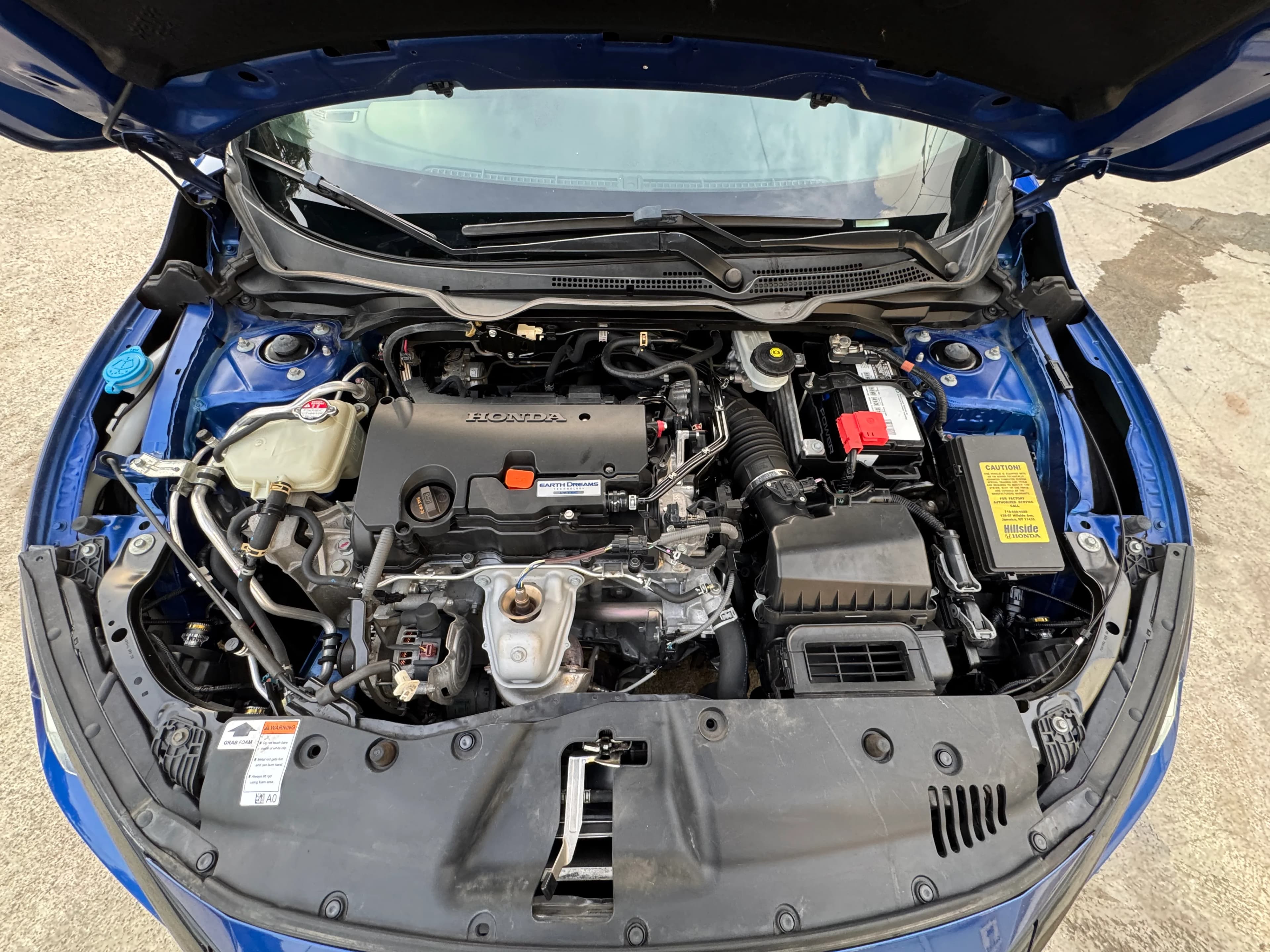 Motor honda civic 